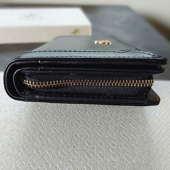 BNIB Oudishengma black leather clutch wallet - Picture 13 of 16